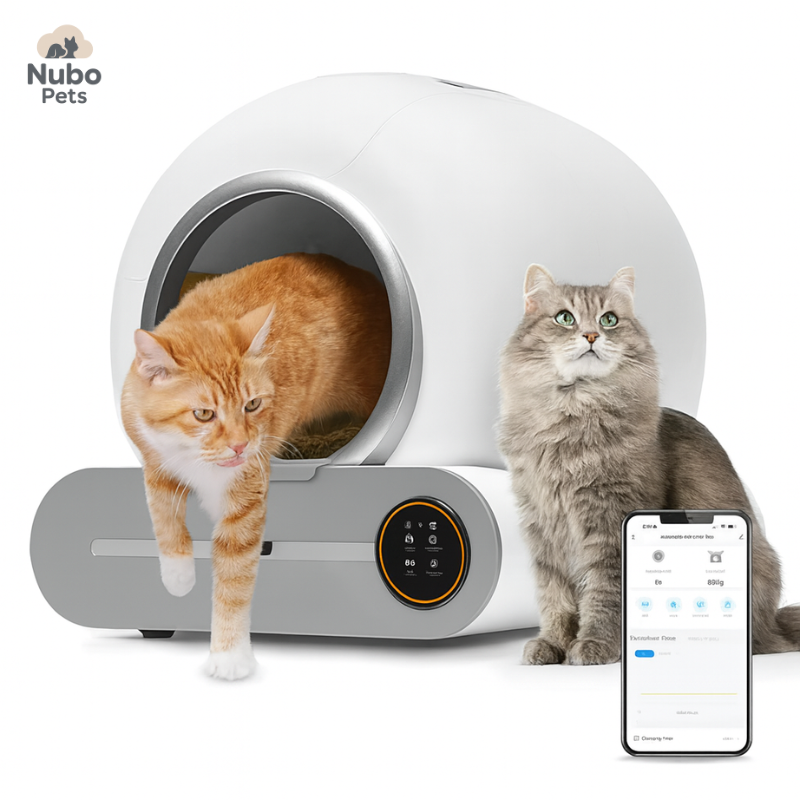 Smart Self-Cleaning Litter Box for Cats – App Controlled Automatic Litter Box